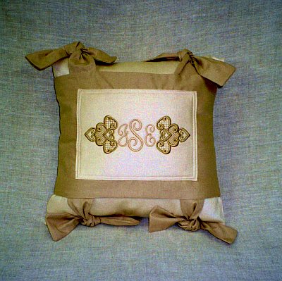 Personalized pillows make perfect gifts.